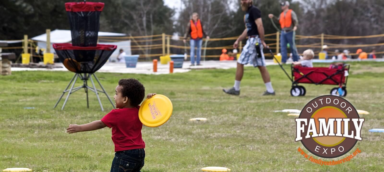 Disc Golf at the Family Outdoor Expo